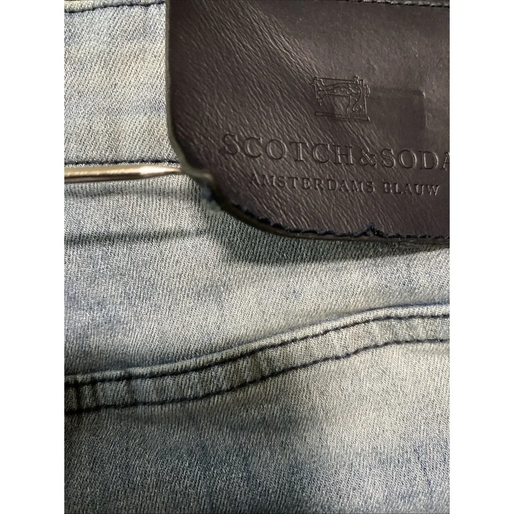 Scotch & Soda Ralston Jeans Mens W30 L32 Blue Slim Fit Stretch Denim